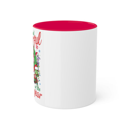 Christmas Emotion Characters Holiday Mug 11oz