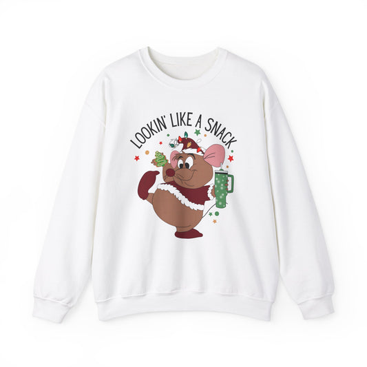 Christmas Lookin Like a Snack Unisex Crewneck Sweatshirt