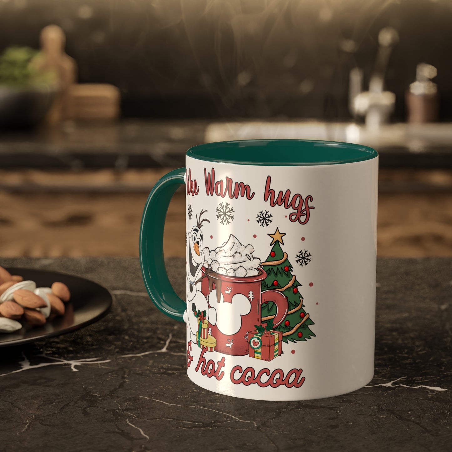 Christmas Snowman Warm Hugs Mug 11oz