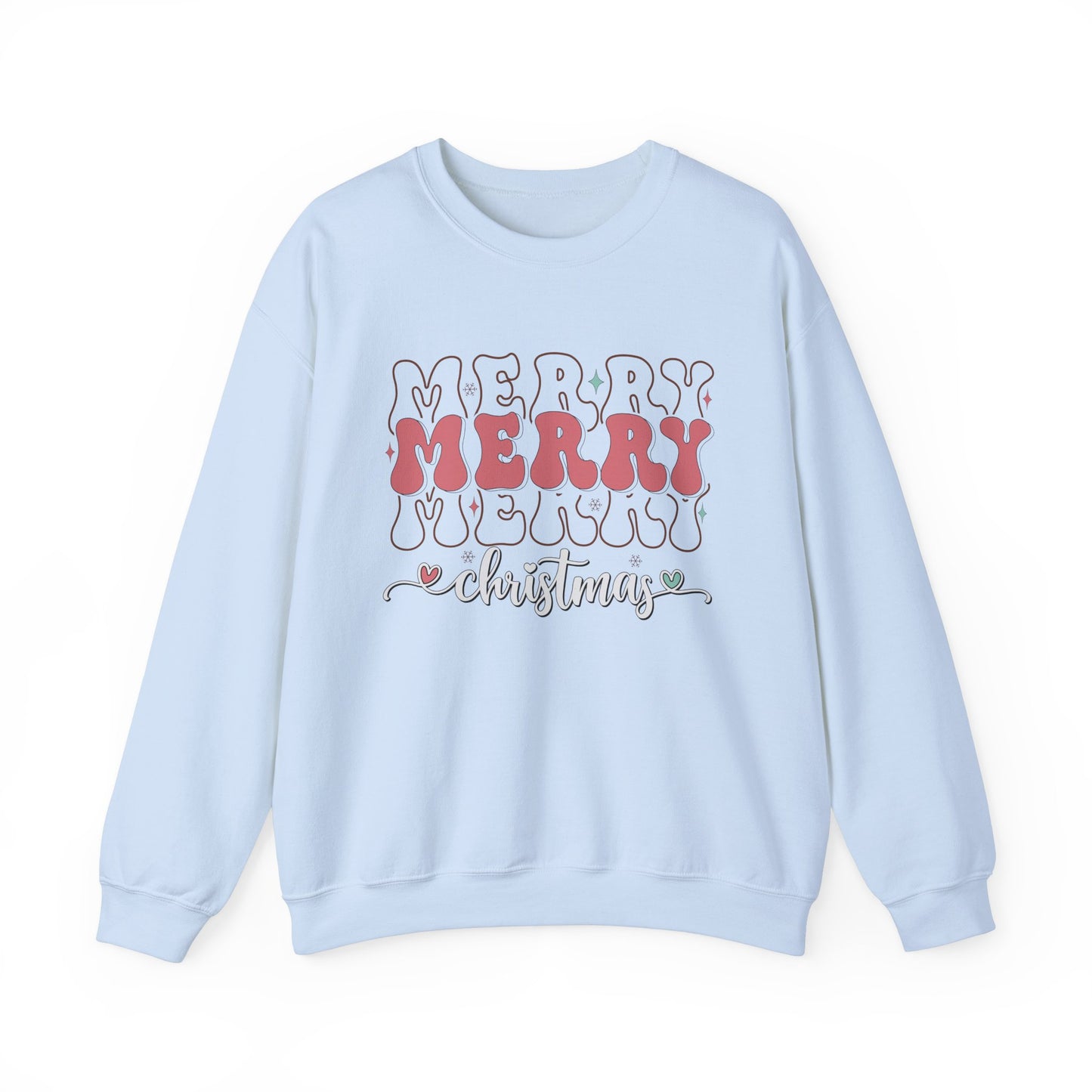 Christmas Merry Graphic Unisex Crewneck Sweatshirt