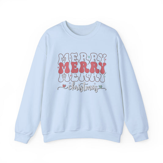 Christmas Merry Graphic Unisex Crewneck Sweatshirt