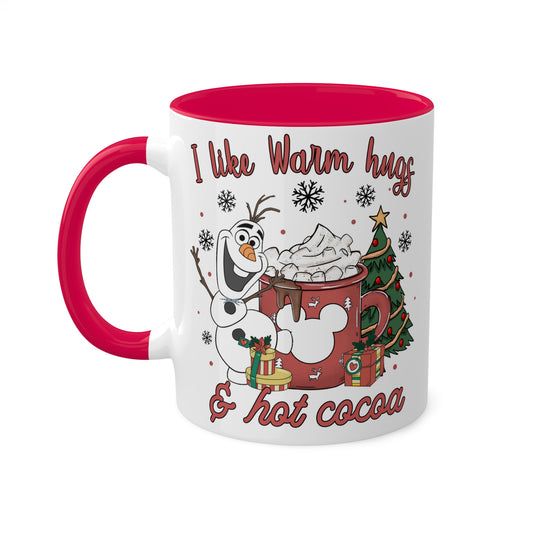 Christmas Snowman Warm Hugs Mug 11oz