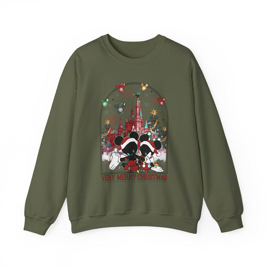 Christmas Very Merry Castle Unisex Crewneck Sweatshirt