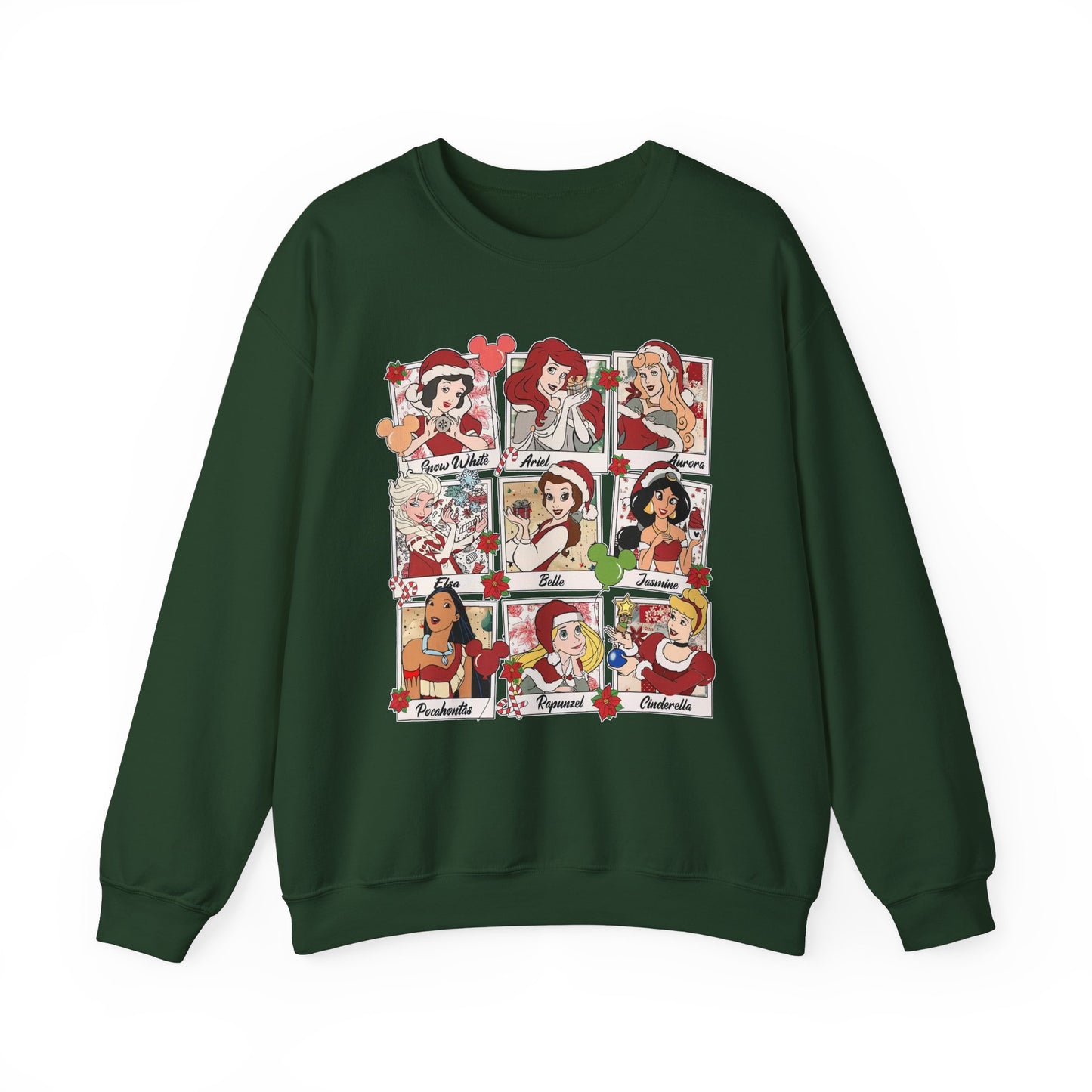 Christmas Princess Photos Unisex Crewneck Sweatshirt