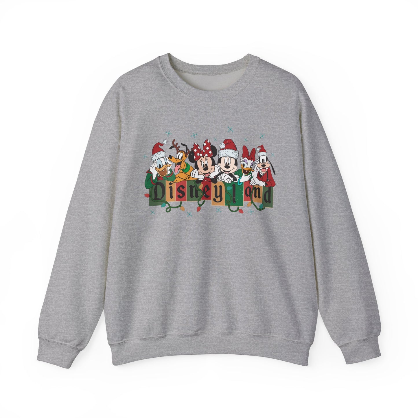 Christmas Theme Park Unisex Crewneck Sweatshirt