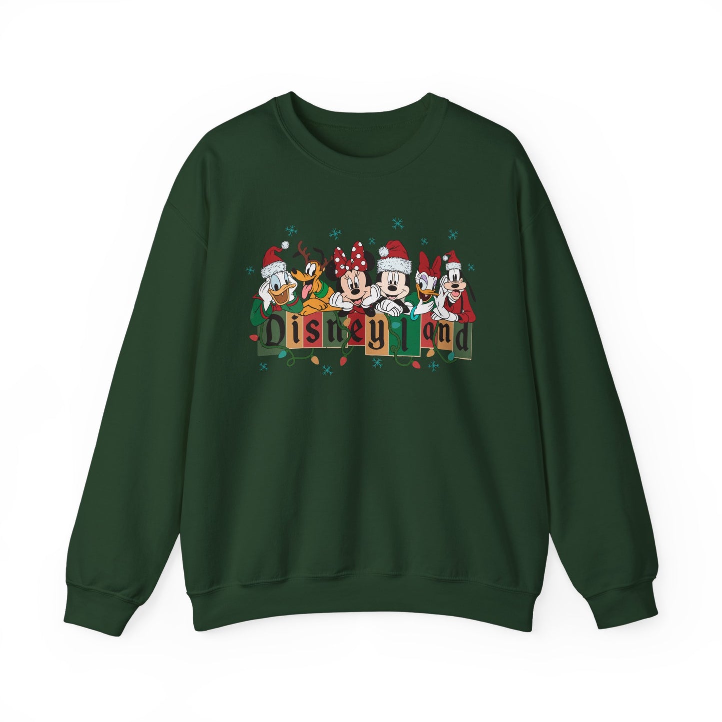 Christmas Theme Park Unisex Crewneck Sweatshirt