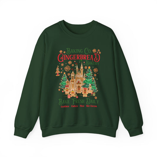 Christmas Gingerbread Co Unisex Crewneck Sweatshirt