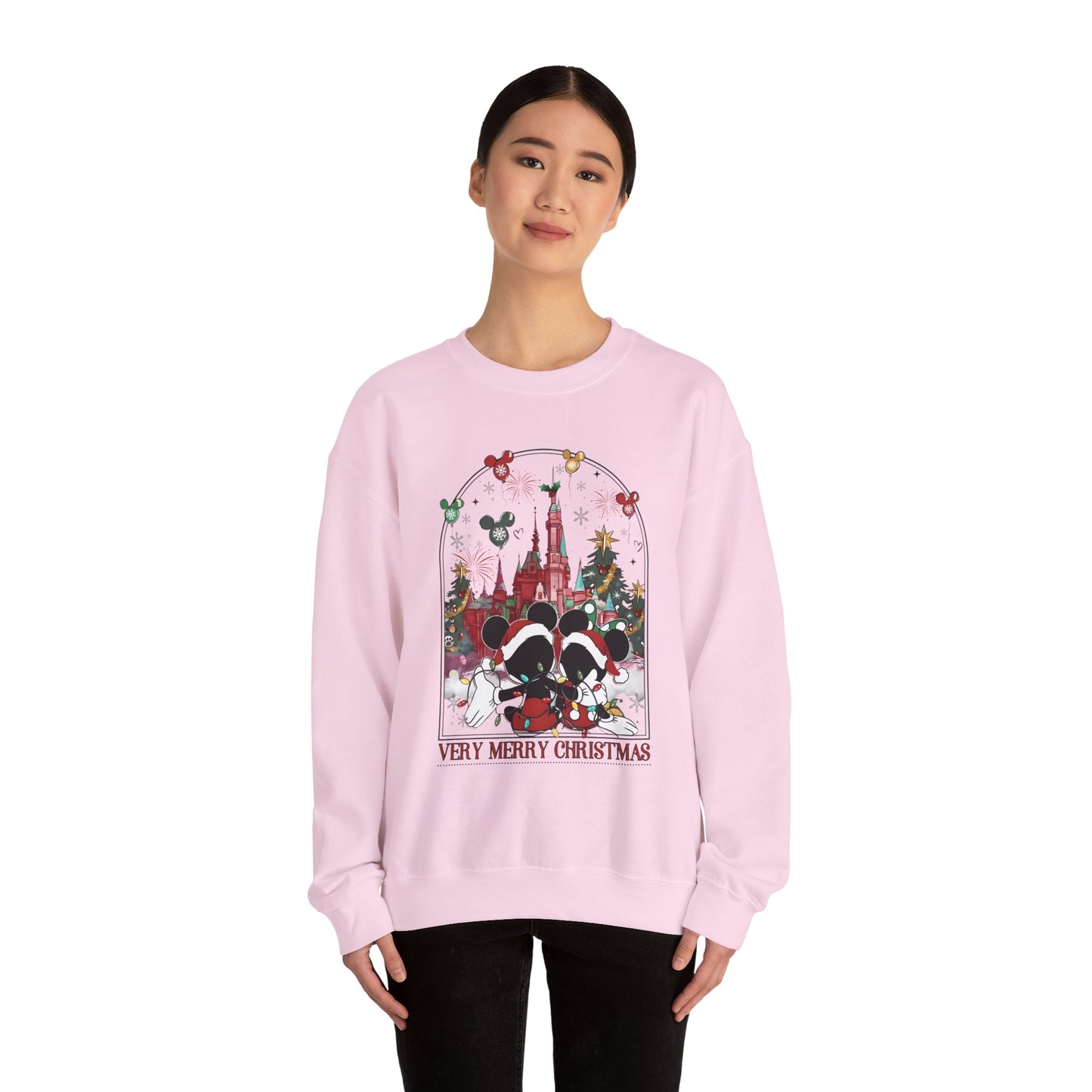 Christmas Very Merry Castle Unisex Crewneck Sweatshirt