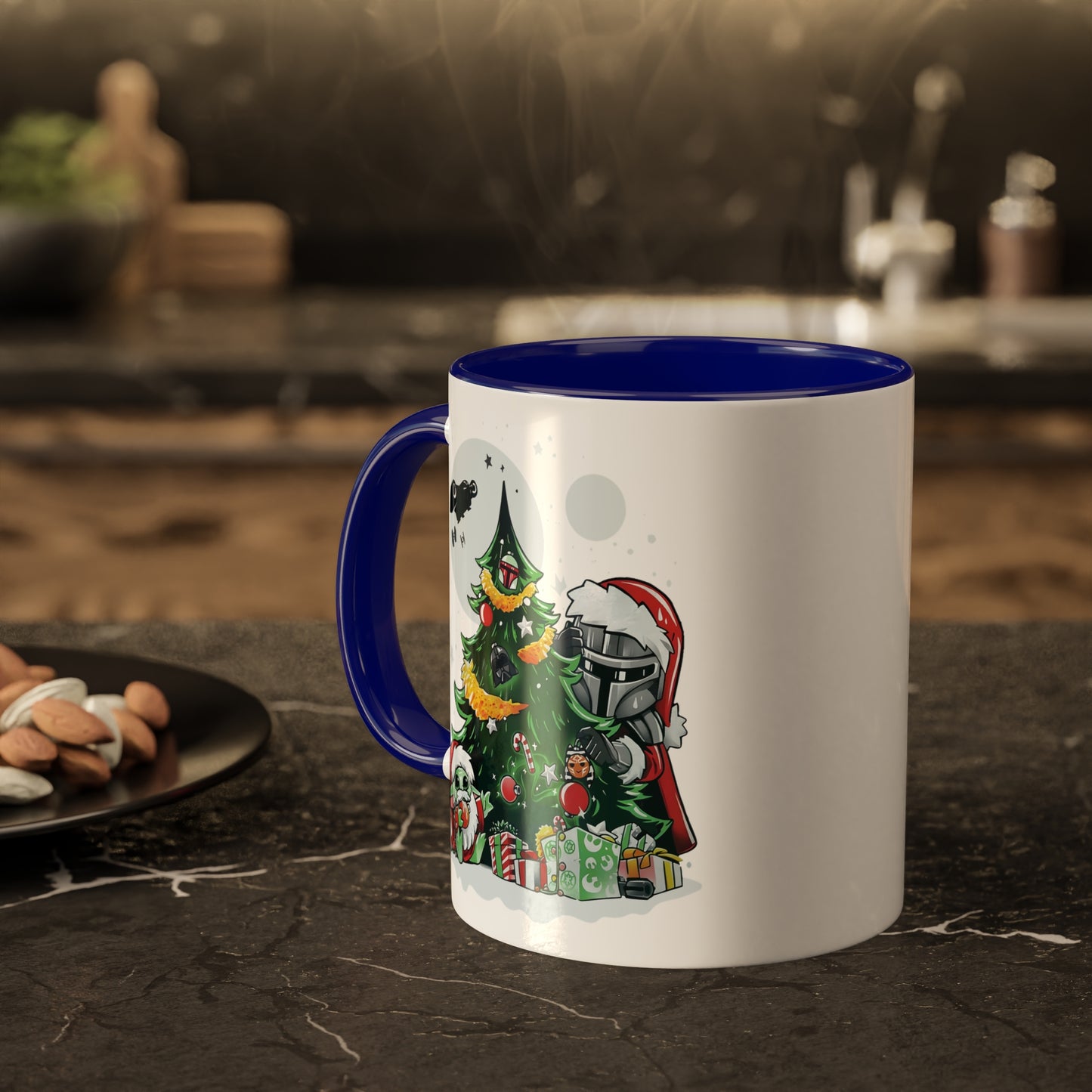 Christmas Tree Space Characters Graphic Mug 11oz