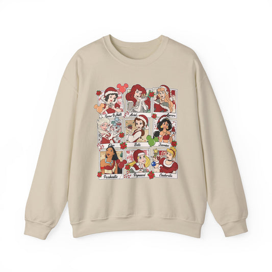 Christmas Princess Photos Unisex Crewneck Sweatshirt