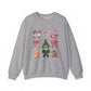 Christmas Girl Mouse Holiday Unisex Crewneck Sweatshirt