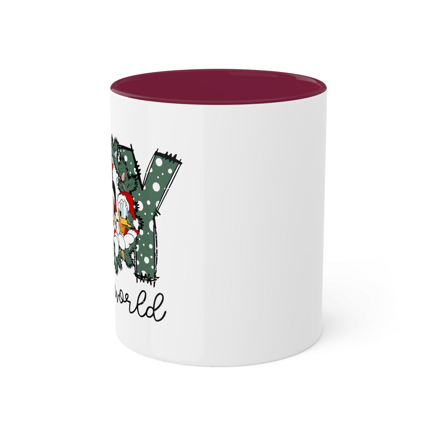 Christmas Mouse Joy to the World Mug 11oz