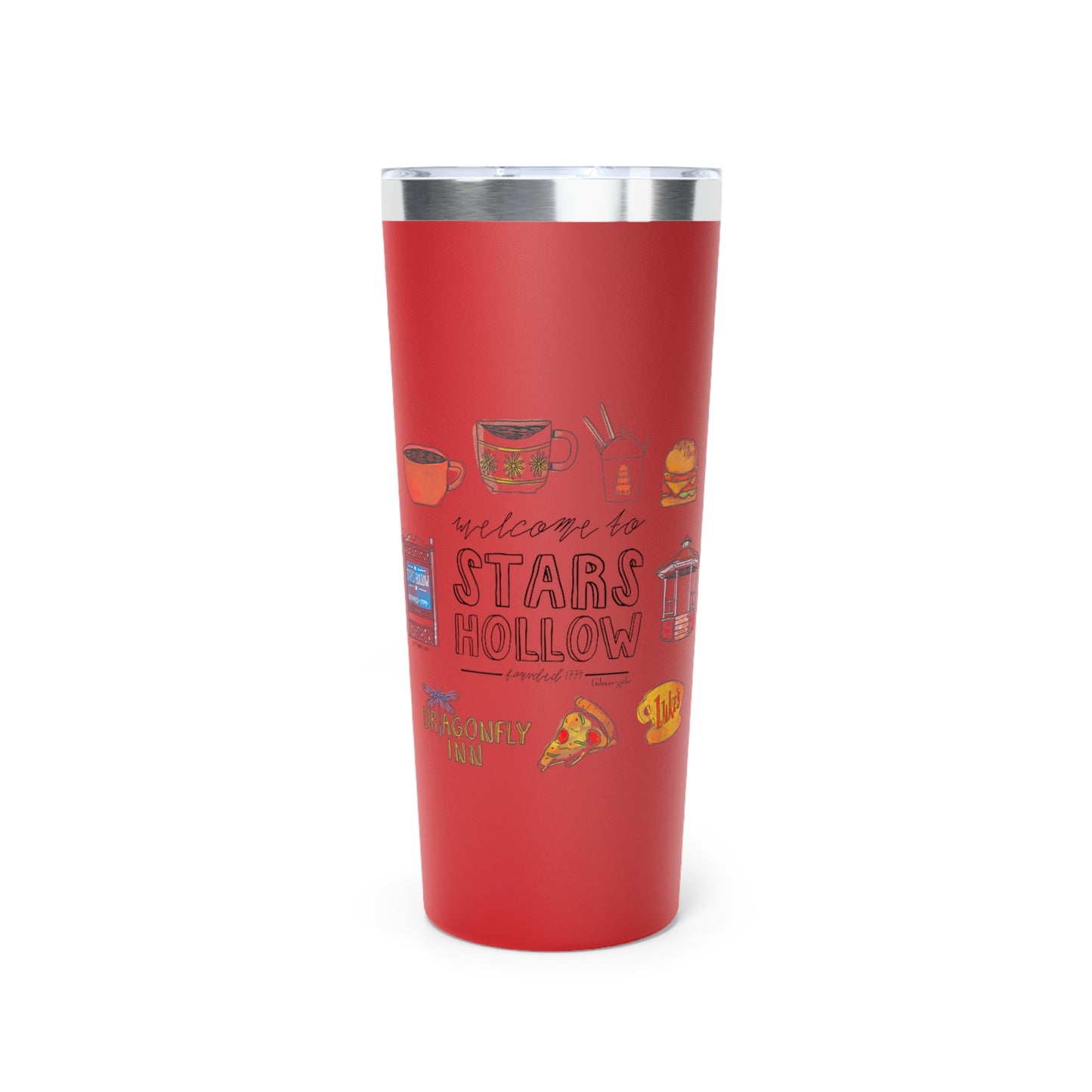 Gilmore Girls Stars Hollow Clipart Tumbler 22oz