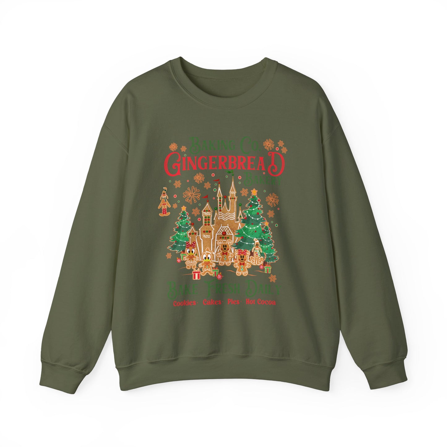 Christmas Gingerbread Co Unisex Crewneck Sweatshirt