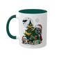 Christmas Tree Space Characters Graphic Mug 11oz