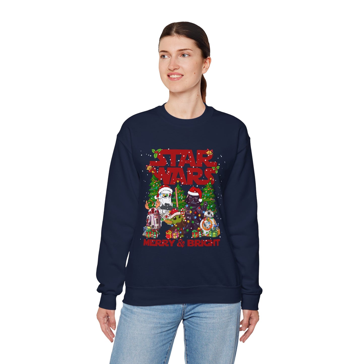 Christmas Star Wars Unisex Crewneck Sweatshirt