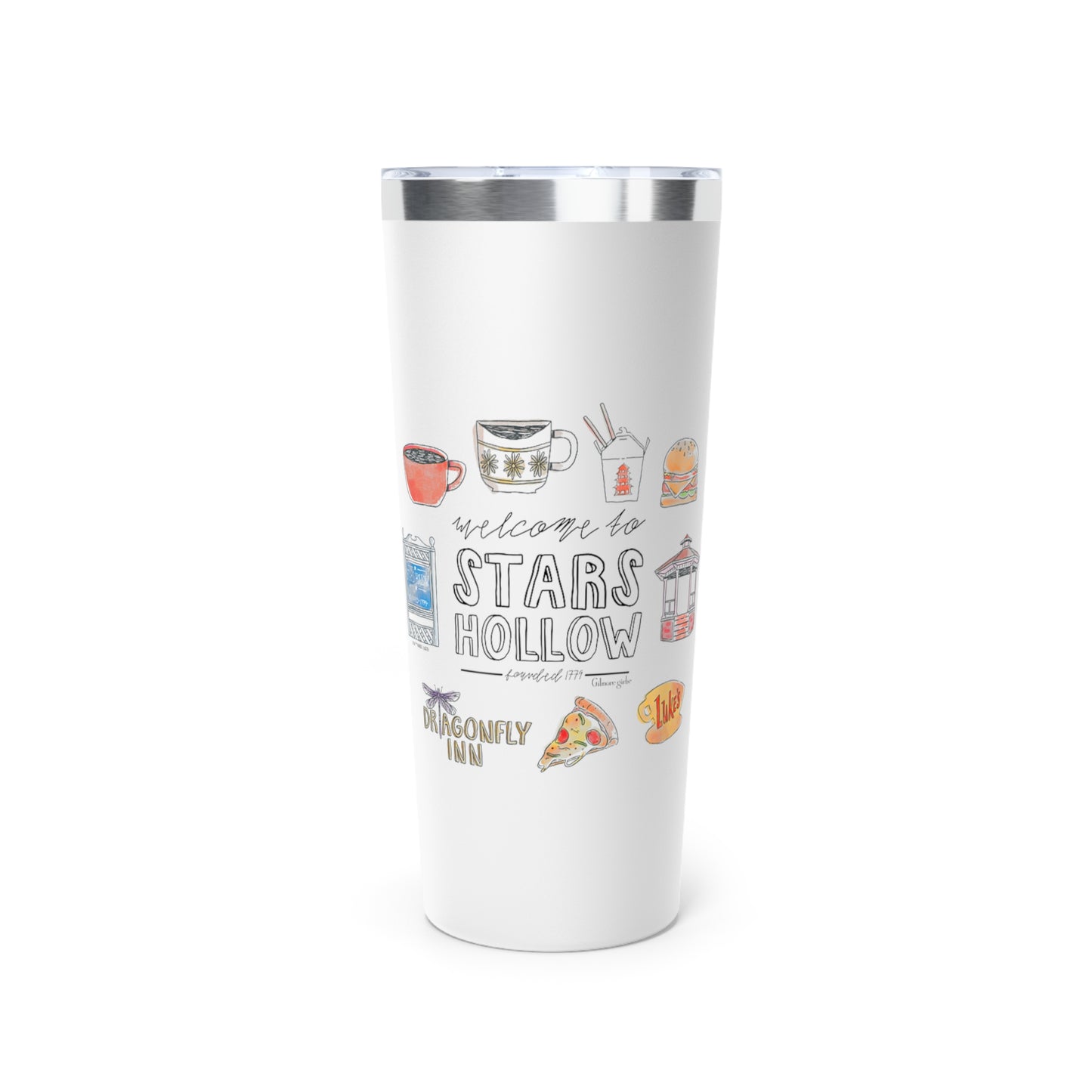 Gilmore Girls Stars Hollow Clipart Tumbler 22oz