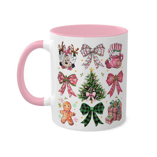 Christmas Girl Mouse Holiday Mug 11oz