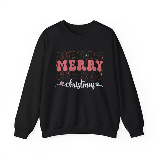 Christmas Merry Graphic Unisex Crewneck Sweatshirt