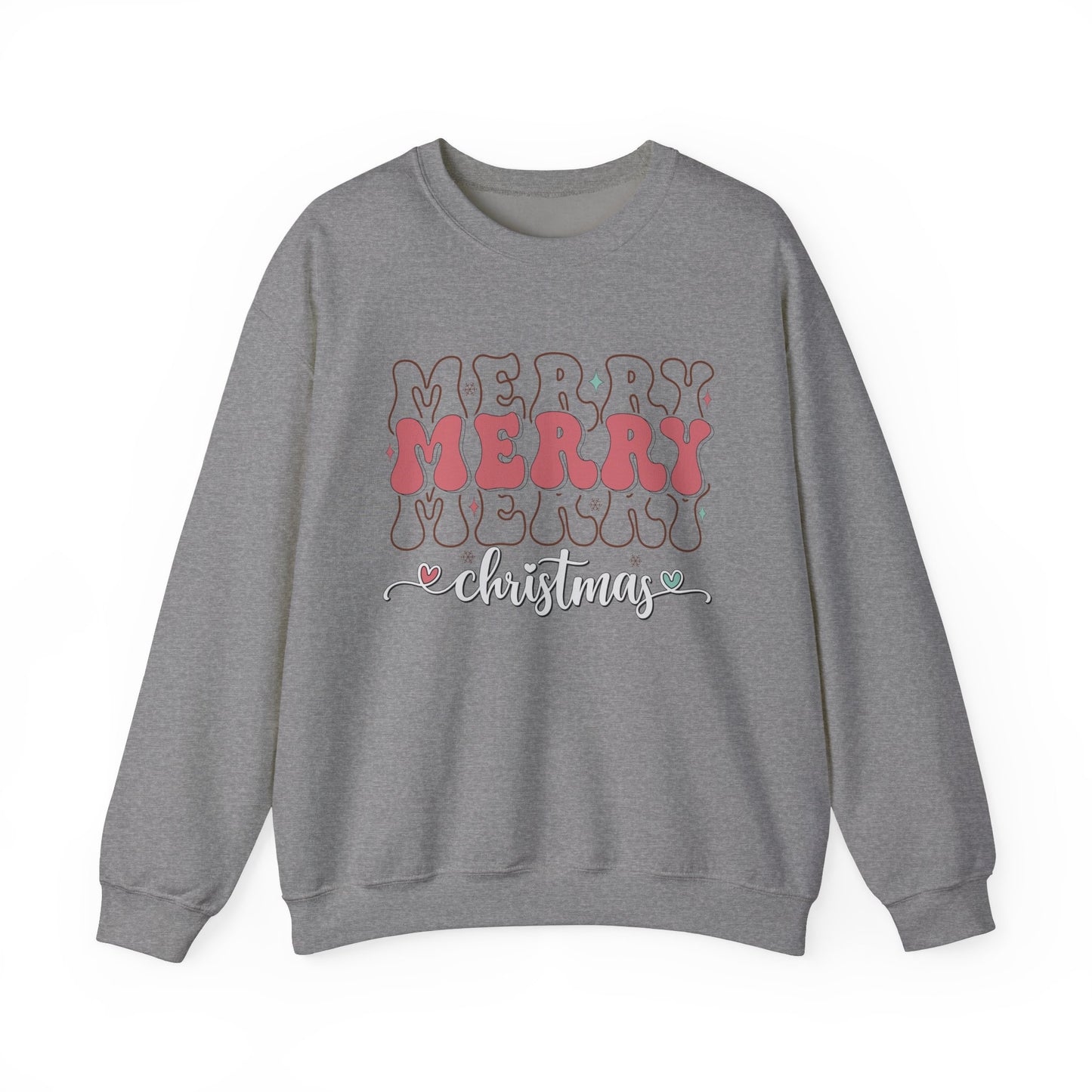 Christmas Merry Graphic Unisex Crewneck Sweatshirt