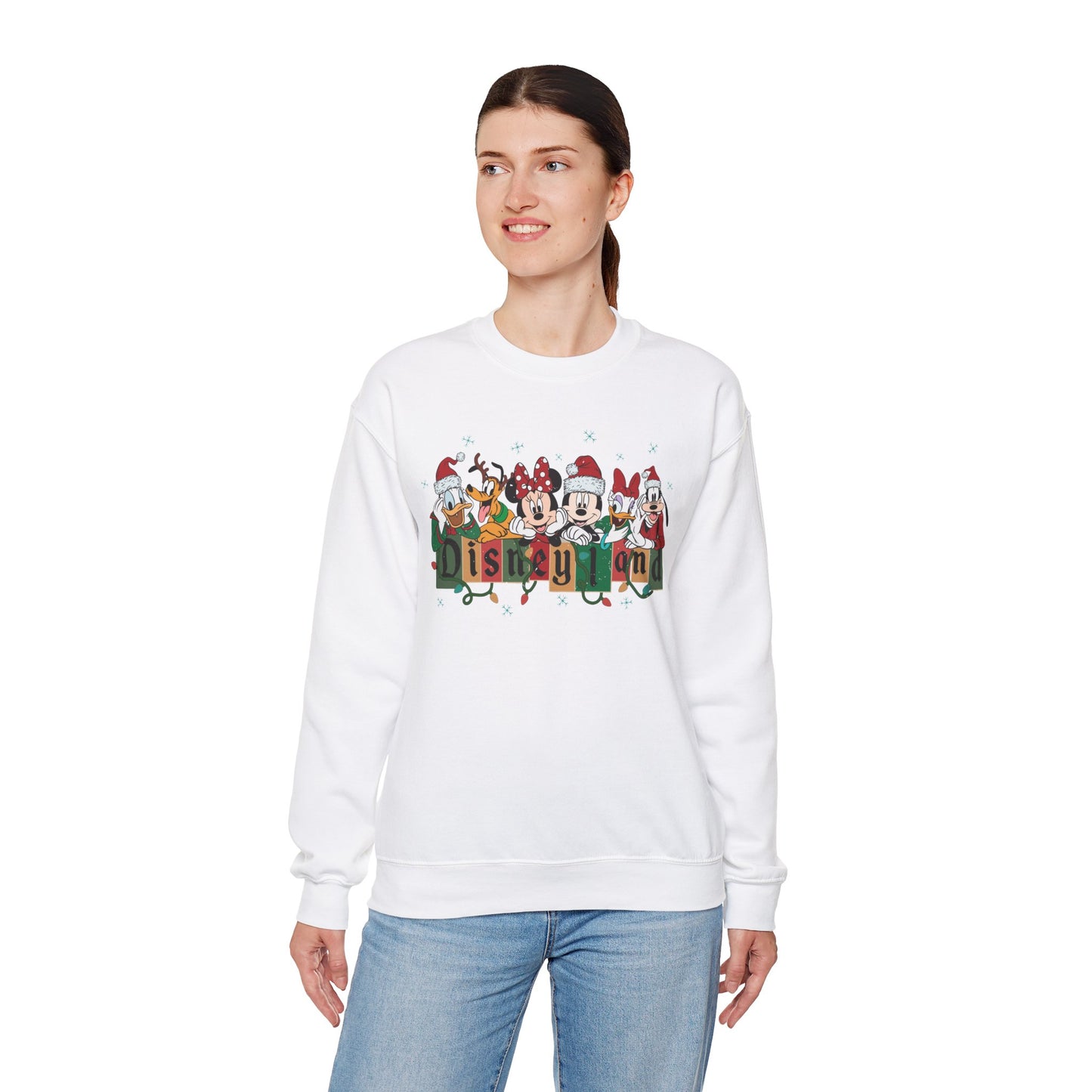 Christmas Theme Park Unisex Crewneck Sweatshirt