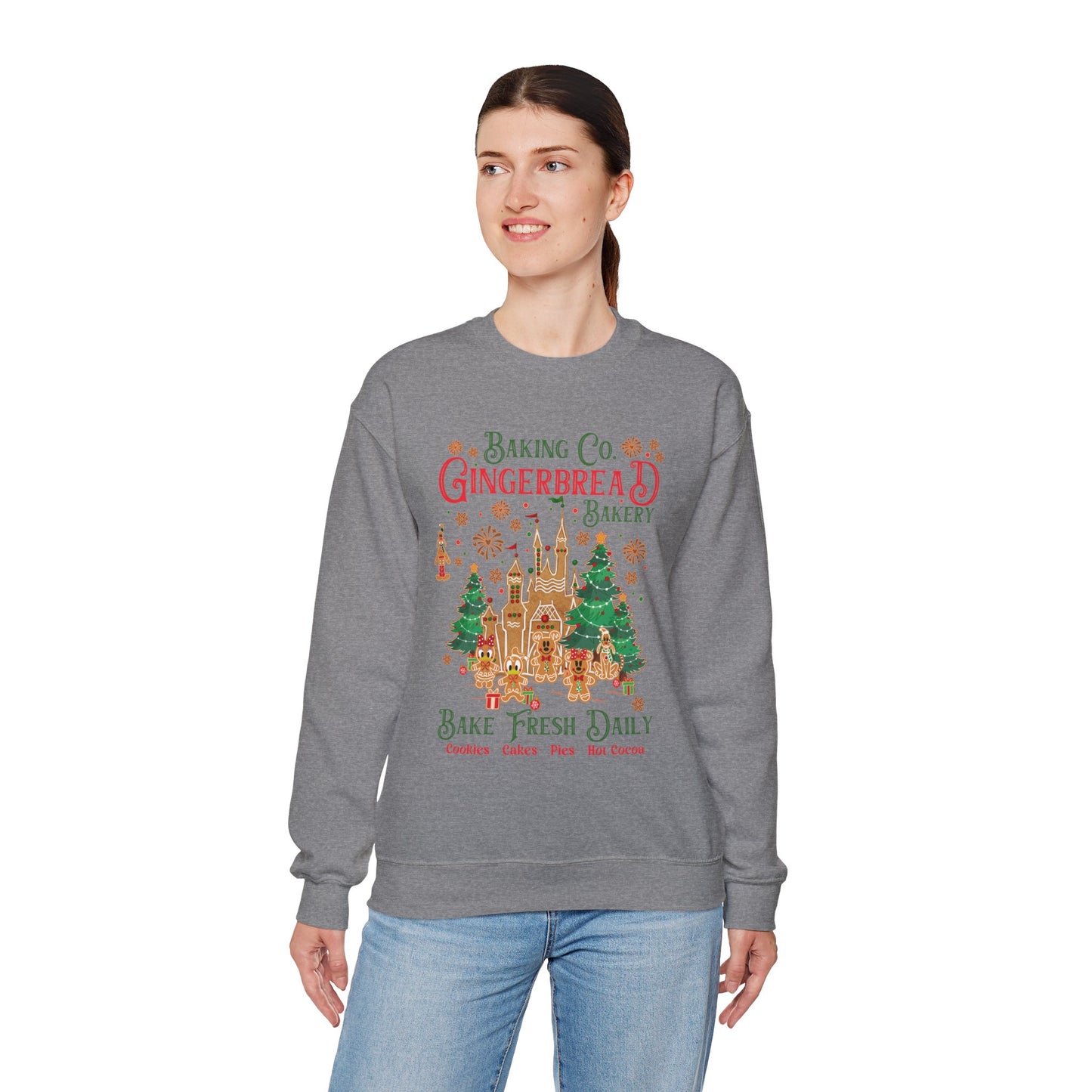 Christmas Gingerbread Co Unisex Crewneck Sweatshirt