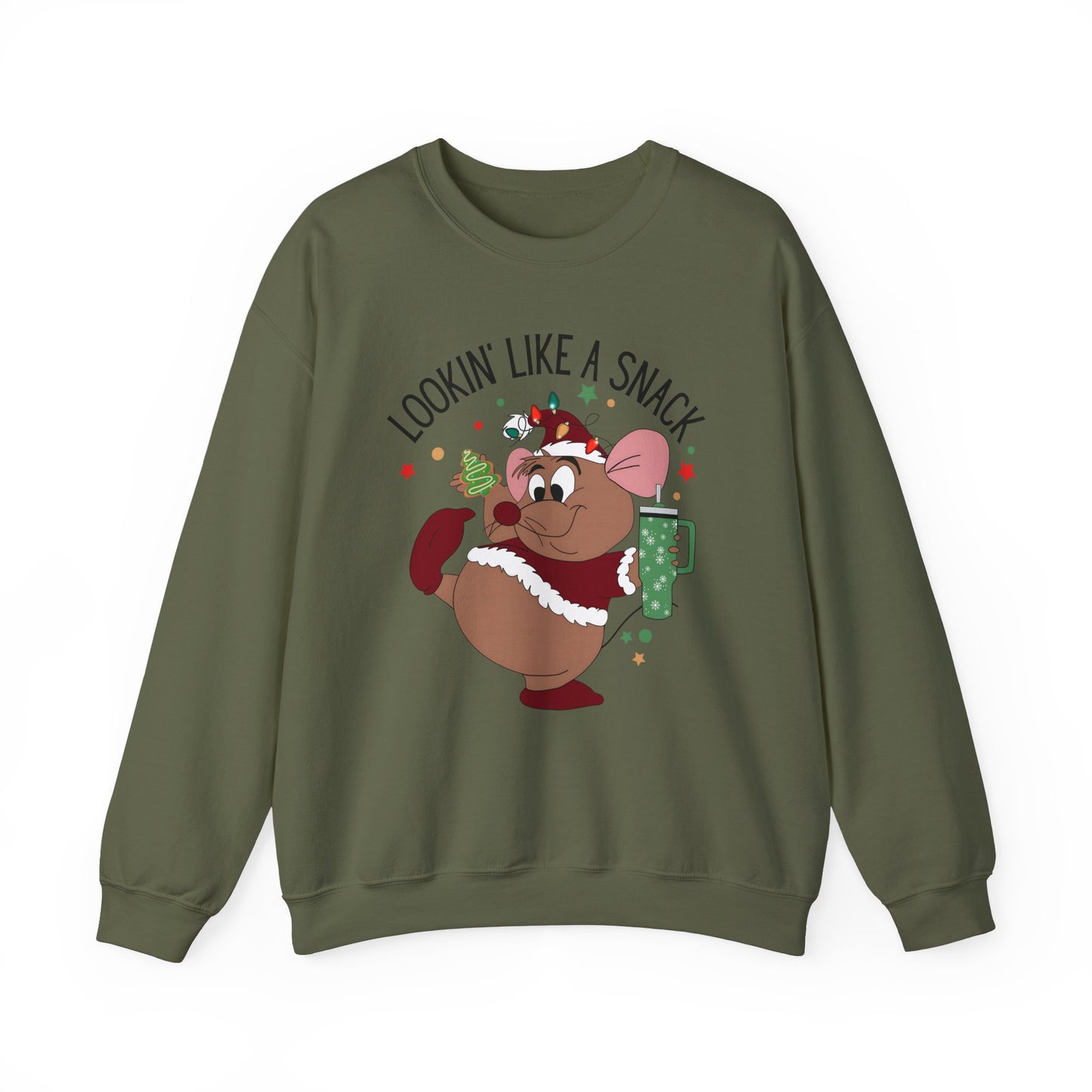 Christmas Lookin Like a Snack Unisex Crewneck Sweatshirt