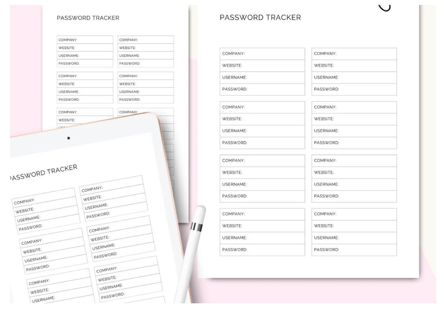 Freebie - Password Tracker