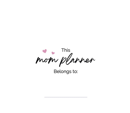 Digital Mom Planner